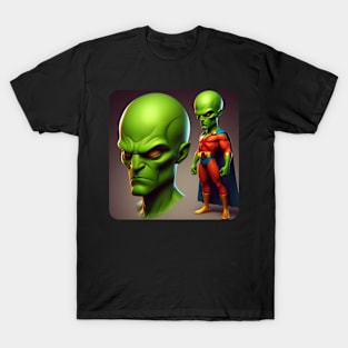 Martian Alien Caricature #10 T-Shirt